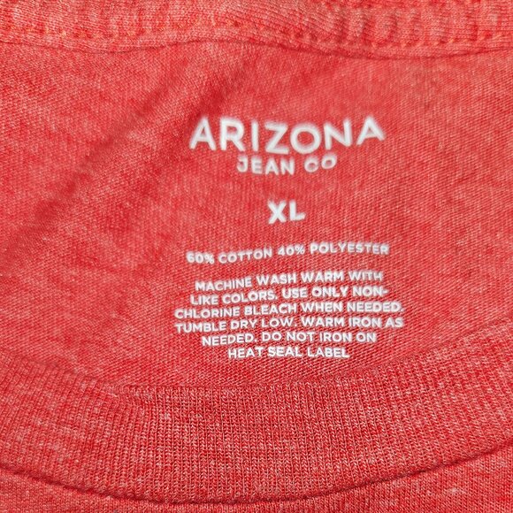Arizona Plain Red Shirt - Picture 2 of 2